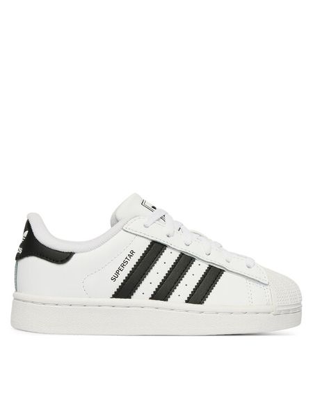 Adidas Sneakersy Superstar II JH9980 Biały. Białe buty sportowe dziewczęce Adidas, bez wzorów, ze skóry, bez zapięcia. Za 249.99 zł.