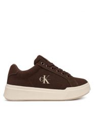 Calvin Klein Sneakersy V3X9-83472-0315 M Brązowy ciemny. Brązowe buty sportowe dziewczęce Calvin Klein, bez wzorów, ze skóry, bez zapięcia. Za 414.99 zł.