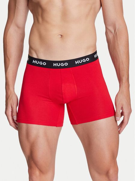 HUGO Komplet bokserek 50532613 Kolorowy. Bokserki męskie Hugo, m, bez wzorów, z bawełny. Za 129.99 zł.