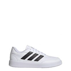 Buty Courtblock. Białe obuwie sportowe damskie Adidas, bez wzorów, trekkingowe. W wyprzedaży za 168.35 zł.