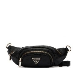 Nerka Guess. Czarne torebki do ręki damskie Guess, z aplikacjami, bez dodatków. Za 549.99 zł.