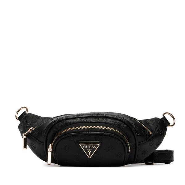 Nerka Guess. Czarne torebki do ręki damskie Guess, z aplikacjami, bez dodatków. Za 466.99 zł.