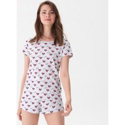 Dwuczęściowa piżama Minnie Mouse - Wielobarwn. Szare piżamy damskie marki House, bez wzorów, bez ramiączek. Za 69.99 zł.