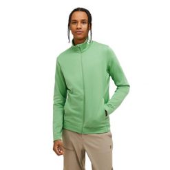 Bluza Peak Performance męska Rider Tech Zip Jacket zielona - L. Zielone bluzy męskie Peak Performance, l, bez wzorów, bez kaptura. W wyprzedaży za 589.00 zł.