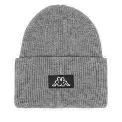 Czapka Kappa. Szare czapki i kapelusze męskie Kappa, na zimę, bez wzorów. Za 59.99 zł.