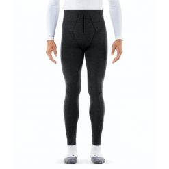 Legginsy Falke Wool-Tech. Czarne legginsy sportowe męskie Falke, s, bez wzorów, z dzianiny, długie. Za 475.50 zł.