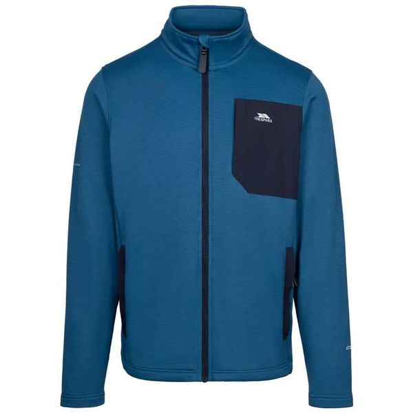 Męska Bluza Polarowa Arranfore AT200. Niebieskie bluzy męskie Trespass, na zimę, l, bez wzorów, z dzianiny, bez kaptura. Za 213.99 zł.