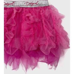 Desigual - Spódnica dziecięca 104-164 cm. Czerwone spódniczki dla dziewczynek Desigual, bez wzorów, z bawełny, mini. W wyprzedaży za 89.90 zł.