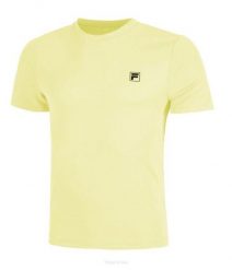 Koszulka tenisowa Fila T-shirt Tristan żółta L. Żółte koszulki sportowe męskie Fila, l, bez wzorów, z materiału, bez kołnierzyka, bez ramiączek, tenisowe. Za 189.99 zł.