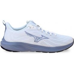 Buty do biegania damskie Mizuno Enerzy Runnerz 2 white/ancient water/eventide. Białe obuwie sportowe damskie Mizuno, bez wzorów, z gumy, do biegania. Za 269.99 zł.