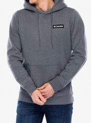 Bluza z kapturem Columbia Meridian Creek Hoodie - city grey heather. Brązowe bluzy męskie NoName, m, bez wzorów, z kapturem. Za 285.89 zł.
