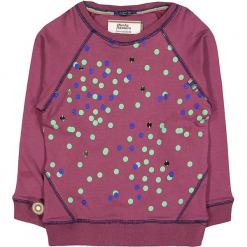 Bluza "Let's All Chant" w kolorze bordowym. Czerwone bluzy dla dziewczynek 4FunkyFlavours Kids, w kropki. W wyprzedaży za 102.95 zł.
