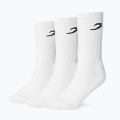 Skarpety męskie BOXRAW Crew 3. Białe skarpety męskie BOXRAW, bez wzorów, z bawełny. Za 79.99 zł.