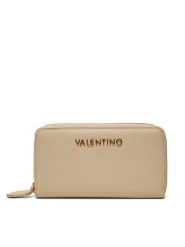 Valentino Portfel Divina VPS1R447G Beżowy. Brązowe portfele damskie Valentino, bez wzorów, ze skóry. Za 269.99 zł.