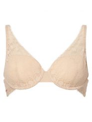 Chantelle Biustonosz na fiszbinach - usztywniany Kobiety Koronka beżowy, 85D. Brązowe biustonosze Chantelle, bez wzorów, z koronki. Za 459.95 zł.