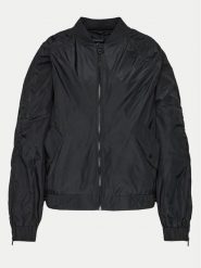 DKNY Kurtka bomber P4AC7W19 Czarny Regular Fit. Czarne kurtki damskie DKNY, m, bez wzorów, z syntetyku, bez kaptura. Za 869.99 zł.