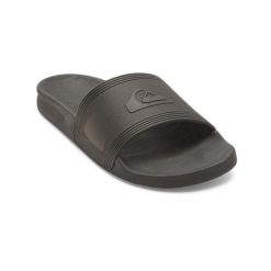 Sandały dla Mężczyzn DOCKYARD. Czarne klapki męskie Quiksilver, z materiału, sportowe. Za 149.99 zł.