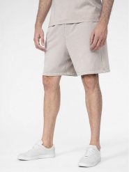 4F Szorty sportowe 4FSS23TSHOM052 Beżowy Regular Fit. Brązowe krótkie spodenki sportowe męskie 4f, m, bez wzorów, z bawełny. Za 79.99 zł.