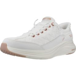Buty SKECHERS CONTOUR FOAM GOLDEN HOUR Biały. Białe obuwie sportowe damskie Skechers, bez wzorów, z syntetyku, trekkingowe, Skechers Sport. Za 369.99 zł.