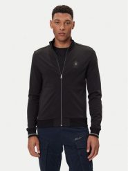 Aeronautica Militare Bluza 252FE2065UF00667 Czarny Regular Fit. Czarne bluzy męskie Aeronautica Militare, m, bez wzorów, z wiskozy, bez kaptura. Za 919.99 zł.