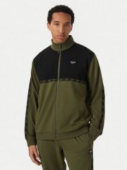 Reebok Bluza Artek RK25726CCM Zielony ciemny Regular Fit. Zielone bluzy męskie Reebok, m, bez wzorów, z syntetyku, bez kaptura. Za 299.99 zł.