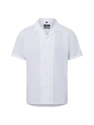 Nils Sundström koszula casual Mężczyźni Modern Fit Bawełna biały, XXL. Białe koszule męskie Nils Sundström, na lato, m, bez wzorów, z bawełny, casualowe, bez kołnierzyka, bez ramiączek. Za 169.95 zł.