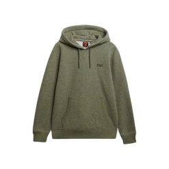 Bluza z kapturem Superdry Essential Logo HB. Zielone bluzy męskie Superdry., l, bez wzorów, z kapturem. Za 336.55 zł.