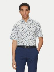 BOSS Koszula H-Joe 50539145 Niebieski Regular Fit. Niebieskie koszule męskie Boss, m, bez wzorów, z bawełny, bez kołnierzyka, bez ramiączek. Za 319.99 zł.