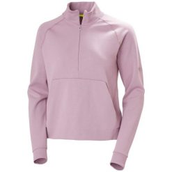 Bluza damska 1/2 zip Helly Hansen HP Tech. Fioletowe bluzy damskie Helly Hansen, bez wzorów, bez kaptura. Za 425.50 zł.