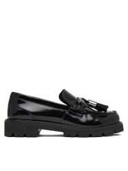 KARL LAGERFELD Loafersy Lowell KL42225 Czarny. Czarne mokasyny damskie KARL LAGERFELD, z lakierowanej skóry. Za 1,099.00 zł.