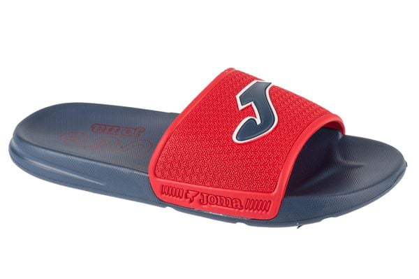 Klapki na basen męskie, S.Island Men 25 SISLAS. Czerwone klapki męskie Joma, z materiału, sportowe. Za 69.99 zł.