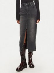 DAY BIRGER ÉT MIKKELSEN Spódnica jeansowa Niki DAY65243378 Czarny Regular Fit. Czarne spódnice damskie DAY Birger et Mikkelsen, bez wzorów, z bawełny. Za 419.99 zł.