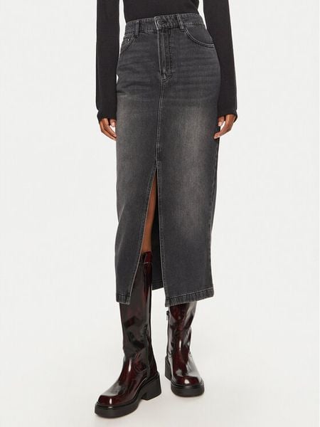 DAY BIRGER ÉT MIKKELSEN Spódnica jeansowa Niki DAY65243378 Czarny Regular Fit. Czarne spódnice damskie DAY Birger et Mikkelsen, bez wzorów, z bawełny. Za 419.99 zł.