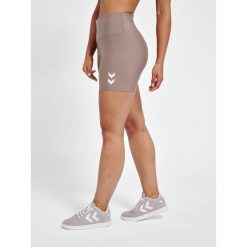 Damskie bawełniane szorty mid-rise Hummel TE Maja. Szare szorty sportowe damskie Hummel, s, bez wzorów, z bawełny, eleganckie, na fitness i siłownię. Za 154.00 zł.