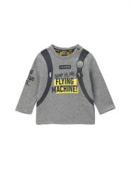 Original Marines Longsleeve DCA0707NM Szary Regular Fit. Szare t-shirty dla chłopców Original Marines, bez wzorów, z bawełny, bez ramiączek. Za 49.99 zł.