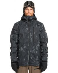 Kurtka do sportów zimowych dla Mężczyzn MISSION. Czarne kurtki męskie Quiksilver, m, bez wzorów, z materiału, bez kaptura, narciarskie. Za 1,069.00 zł.