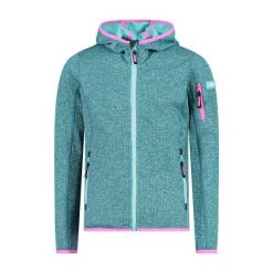 Dziewczęcy polar z kapturem CMP. Niebieskie buty zimowe dziewczęce CMP, bez wzorów, z polaru, bez zapięcia. Za 218.45 zł.