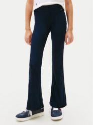 Tommy Hilfiger Legginsy Essential KG0KG09192 Granatowy Extra Slim Fit. Niebieskie legginsy dla dziewczynek Tommy Hilfiger, bez wzorów, z bawełny. Za 189.99 zł.