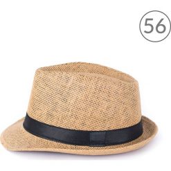 Kapelusz unisex Klasyczny trilby na lato brązowo-czarny r. 56. Czapki i kapelusze damskie marki Art of Polo. Za 30.84 zł.