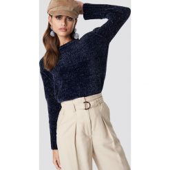 NA-KD Sweter Chenille - Blue. Swetry damskie marki NA-KD. Za 100.95 zł.