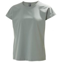 Letnia koszulka damska Helly Hansen Thalia. Zielone koszulki sportowe damskie Helly Hansen, bez wzorów, bez kołnierzyka, bez ramiączek. Za 224.00 zł.