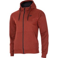 Bluza męska BLM002 - czerwony melanż. Bluzy męskie marki 4f. W wyprzedaży za 99.99 zł.