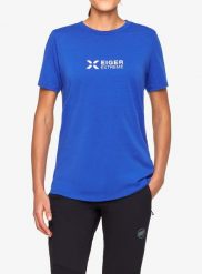 Koszulka szybkoschnąca damska Mammut Eiger Logo T-Shirt. Niebieskie t-shirty damskie Mammut, l, bez wzorów, z bawełny, bez kołnierzyka. Za 280.49 zł.