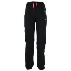 Spodnie sportowe damskie Puma 81235601. Czarne spodnie dresowe damskie Puma, xl, bez wzorów, z dresówki. Za 158.00 zł.