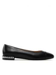 Stuart Weitzman Baleriny Pearl Flat SB753 Czarny. Czarne baleriny damskie Stuart Weitzman, bez wzorów, ze skóry, bez obcasa. Za 1,599.00 zł.