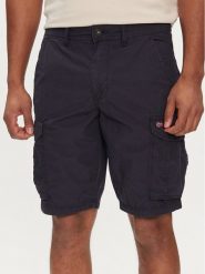 Napapijri Szorty materiałowe Noto 2.0 NP0A4HOQ Granatowy Regular Fit. Niebieskie szorty męskie Napapijri, m, bez wzorów, z bawełny. Za 399.99 zł.