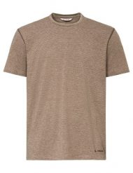 Koszulka funkcyjna M Mineo Striped T-Shirt. Brązowe t-shirty męskie Vaude, m, bez wzorów, bez kołnierzyka. Za 189.00 zł.