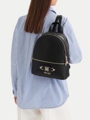 Nine West Plecak EO-Rivon-LDA8445A Czarny. Czarne plecaki damskie Nine West, bez wzorów, z materiału. Za 329.99 zł.