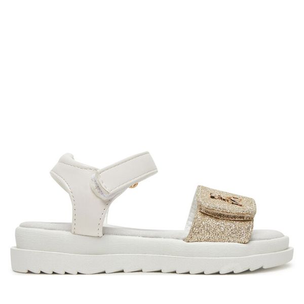 Sandały Patrizia Pepe. Żółte sandały dziewczęce Patrizia Pepe, bez zapięcia. Za 299.99 zł.