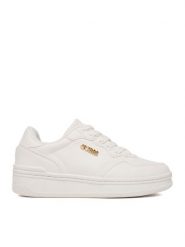 Guess Sneakersy CEO-WEGG211W2026 Biały. Białe buty sportowe dziewczęce Guess, z aplikacjami, ze skóry, bez zapięcia. Za 199.99 zł.